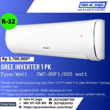 Gree Inverter 1 PK (GWC-09F1S)